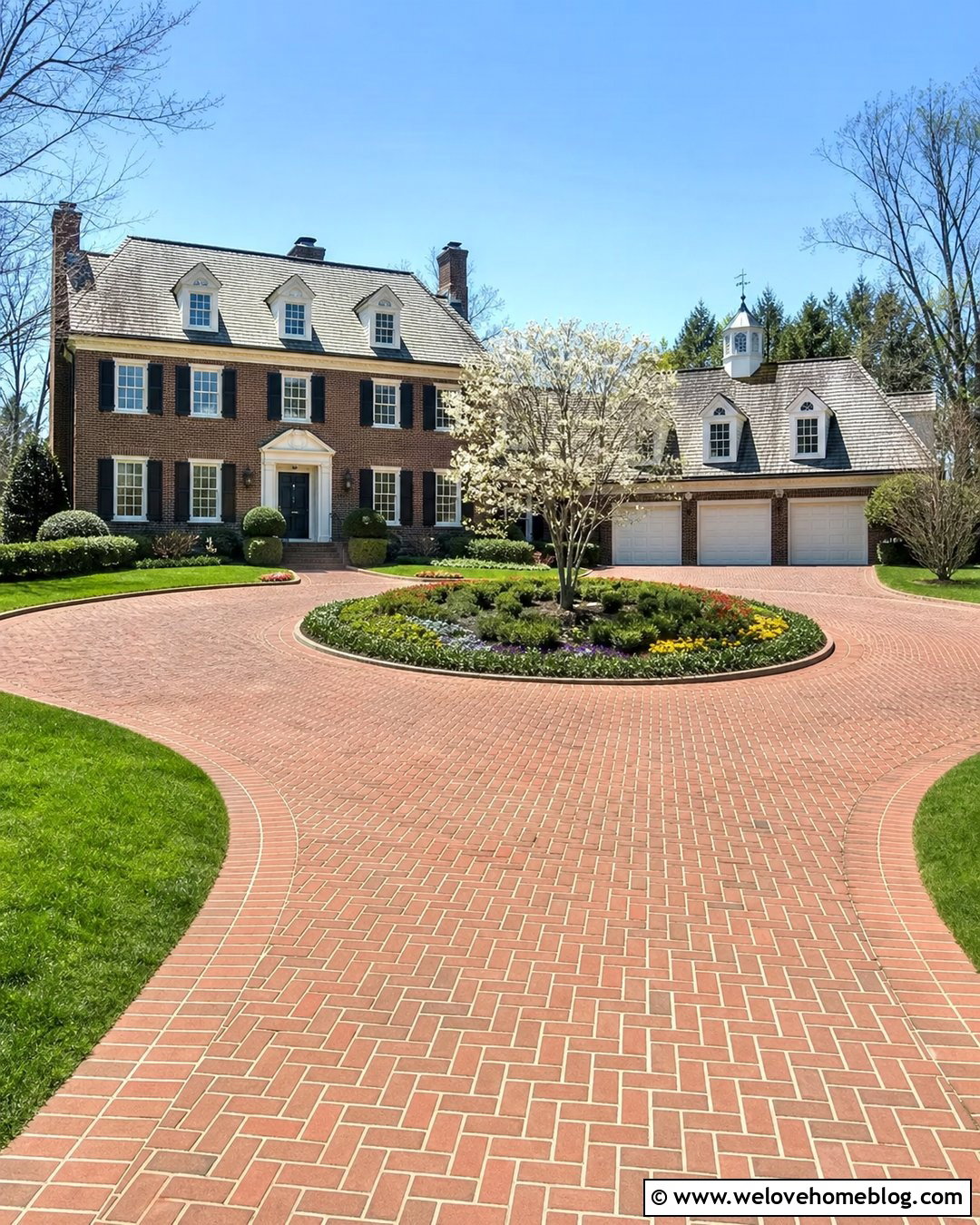 Circular Brick Driveway Turnaround - 20 Turnaround Driveway Ideas