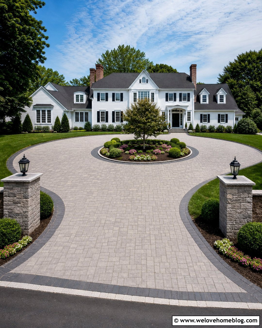 Circular Concrete Mold Driveway - 20 concrete mold driveway ideas