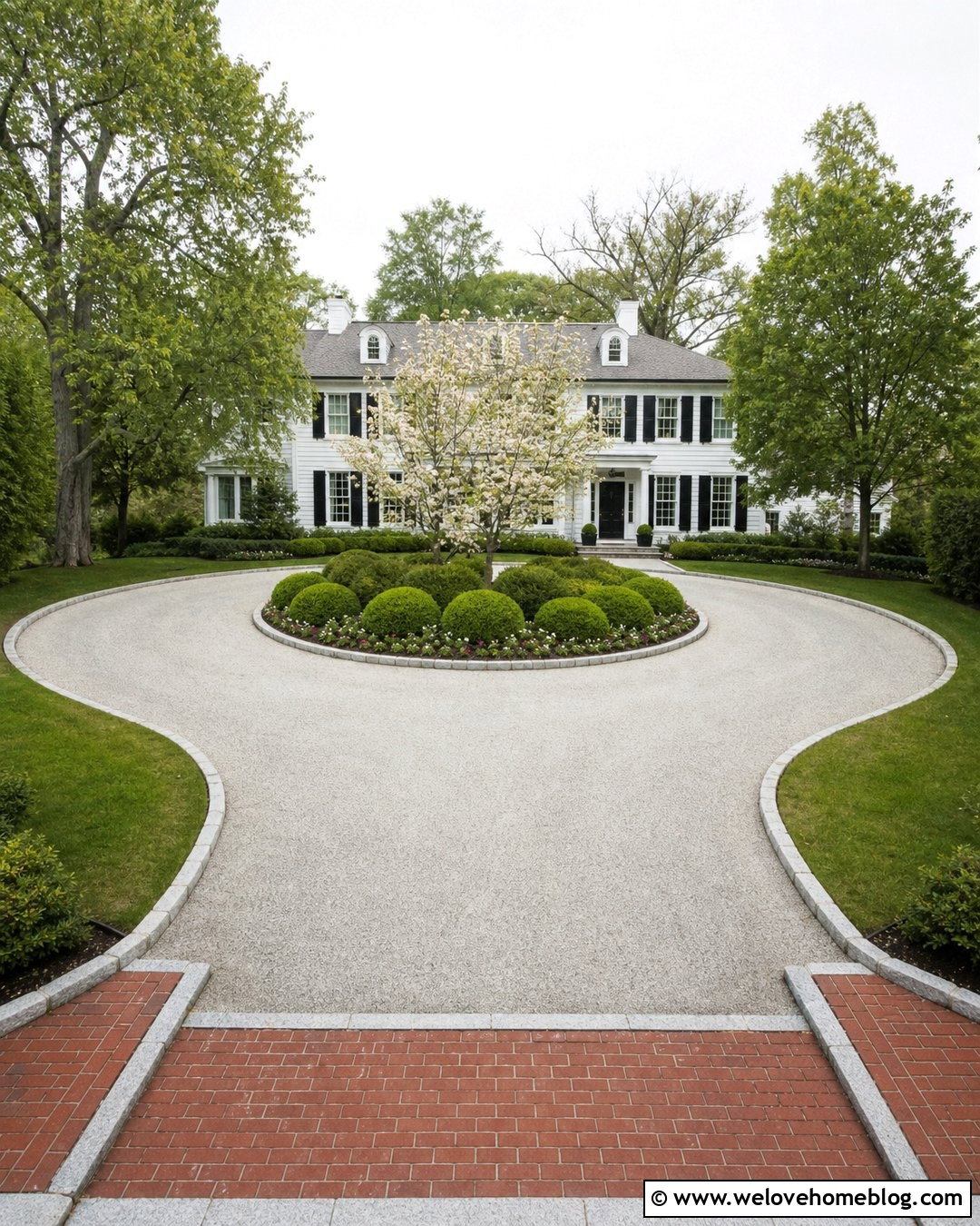 Circular Crushed Concrete Driveway - 25 Crushed Concrete Driveway Ideas