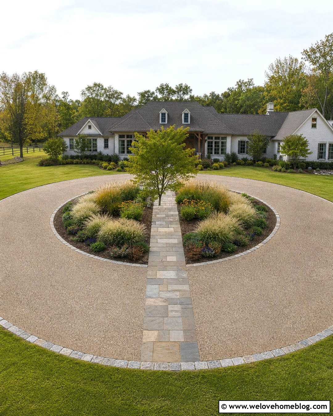 20 Driveway And Sidewalk Landscaping Ideas for Curb Appeal