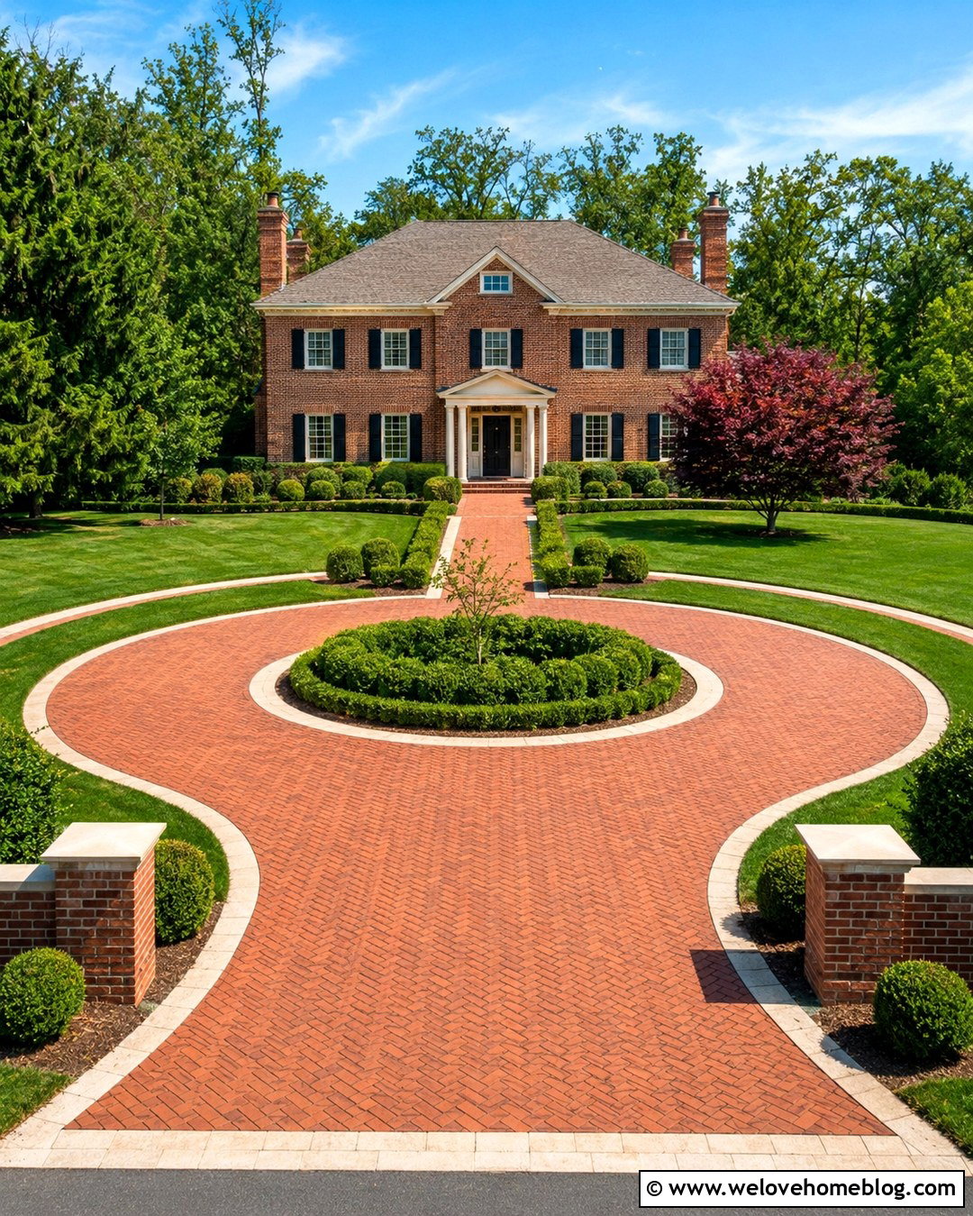 Circular Driveway Blueprint - 20 driveway blueprints ideas