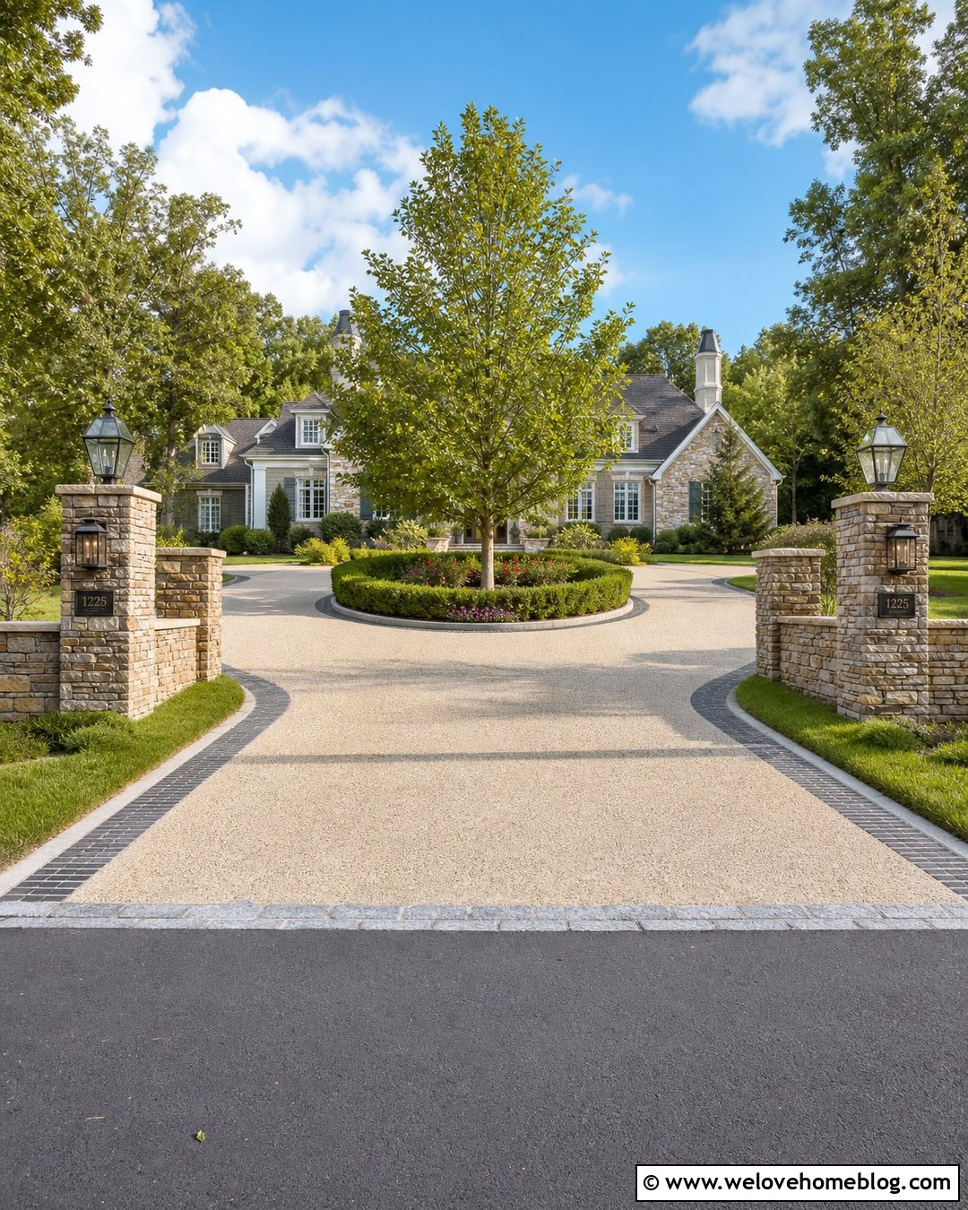 Circular Driveway Entrance Columns - 20 Entrance Columns Driveway Ideas