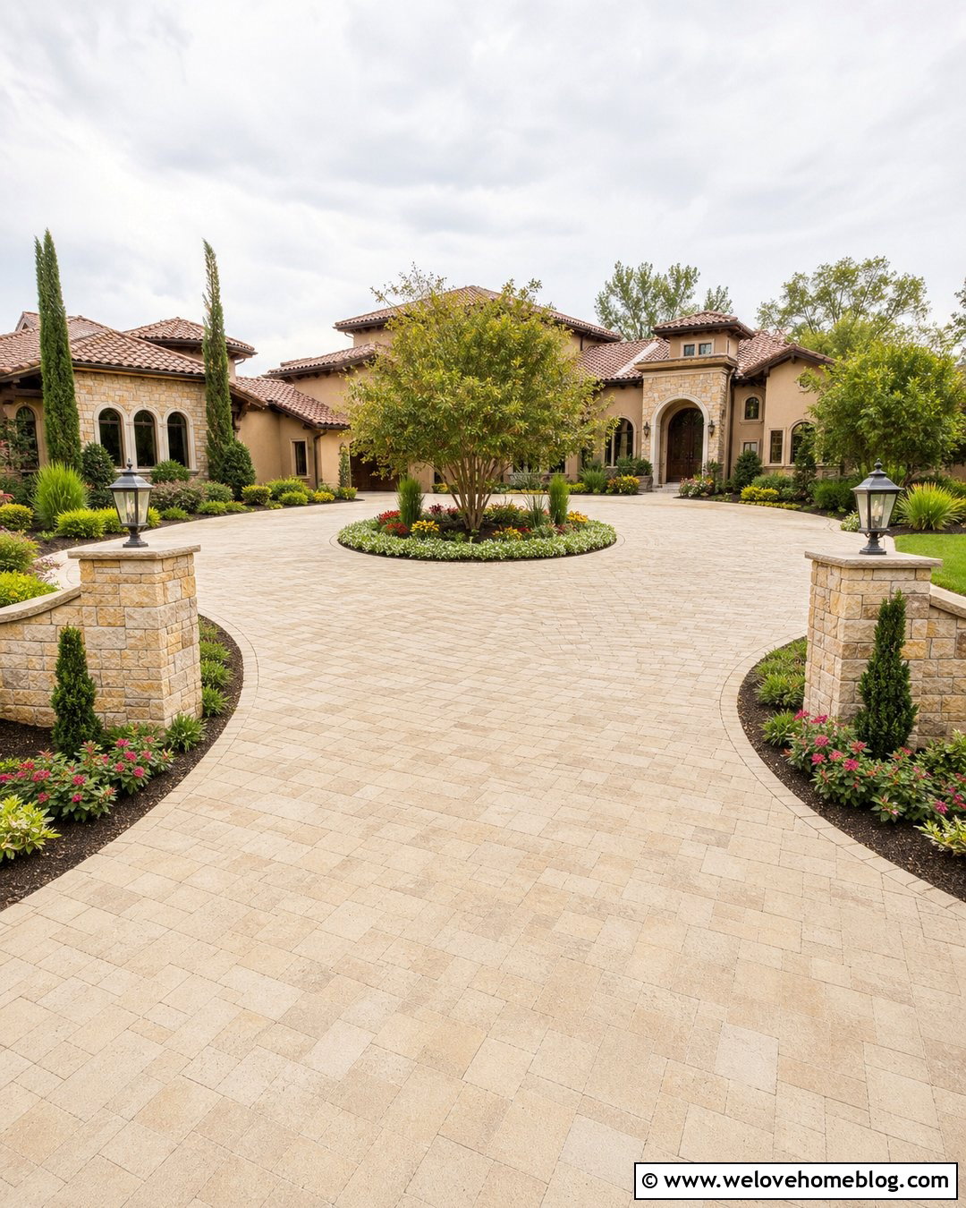 20 Driveway Entrance Plants Ideas for Colorful Curb Appeal