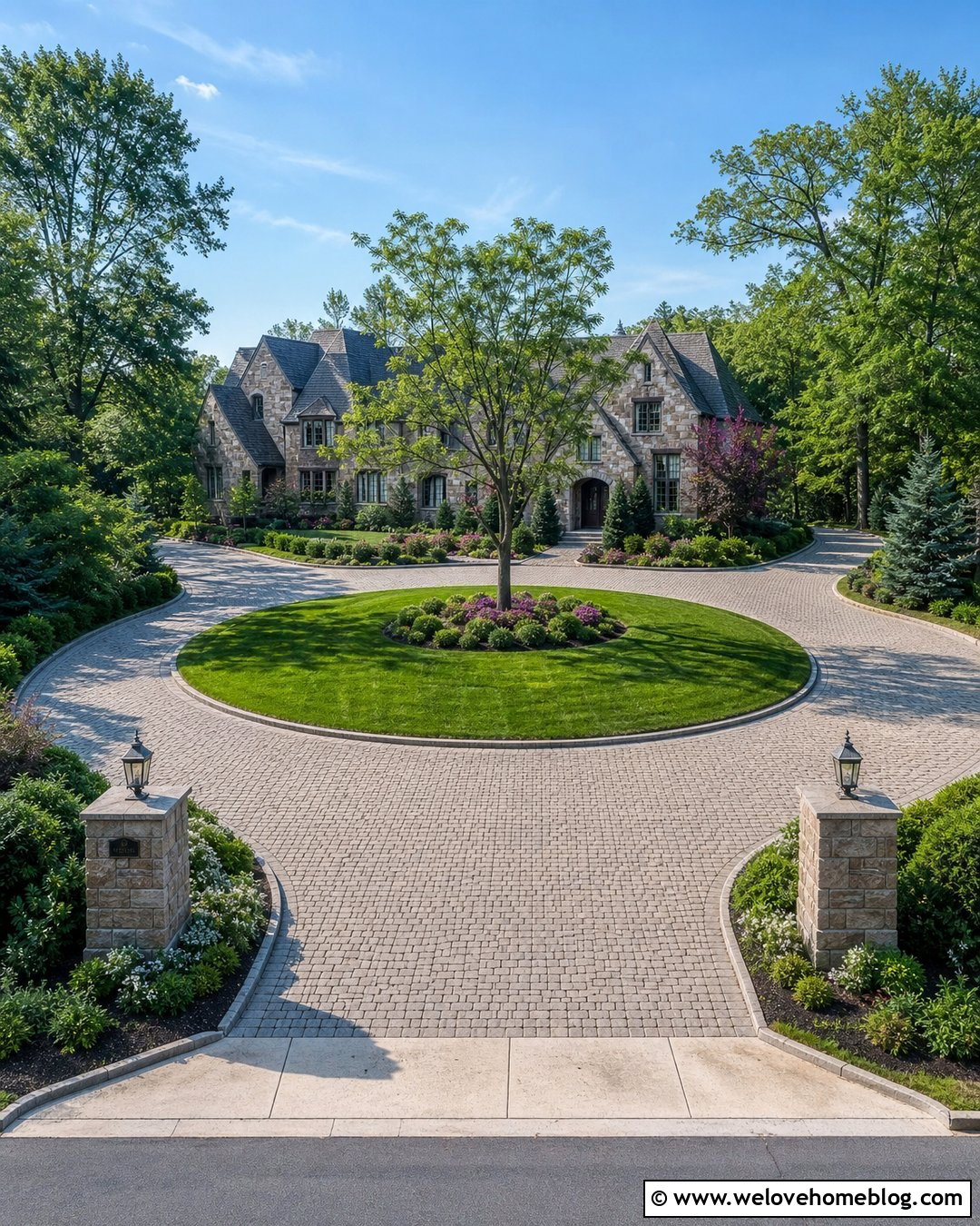 Circular Driveway Expansion - 25 Expanding Driveway Ideas