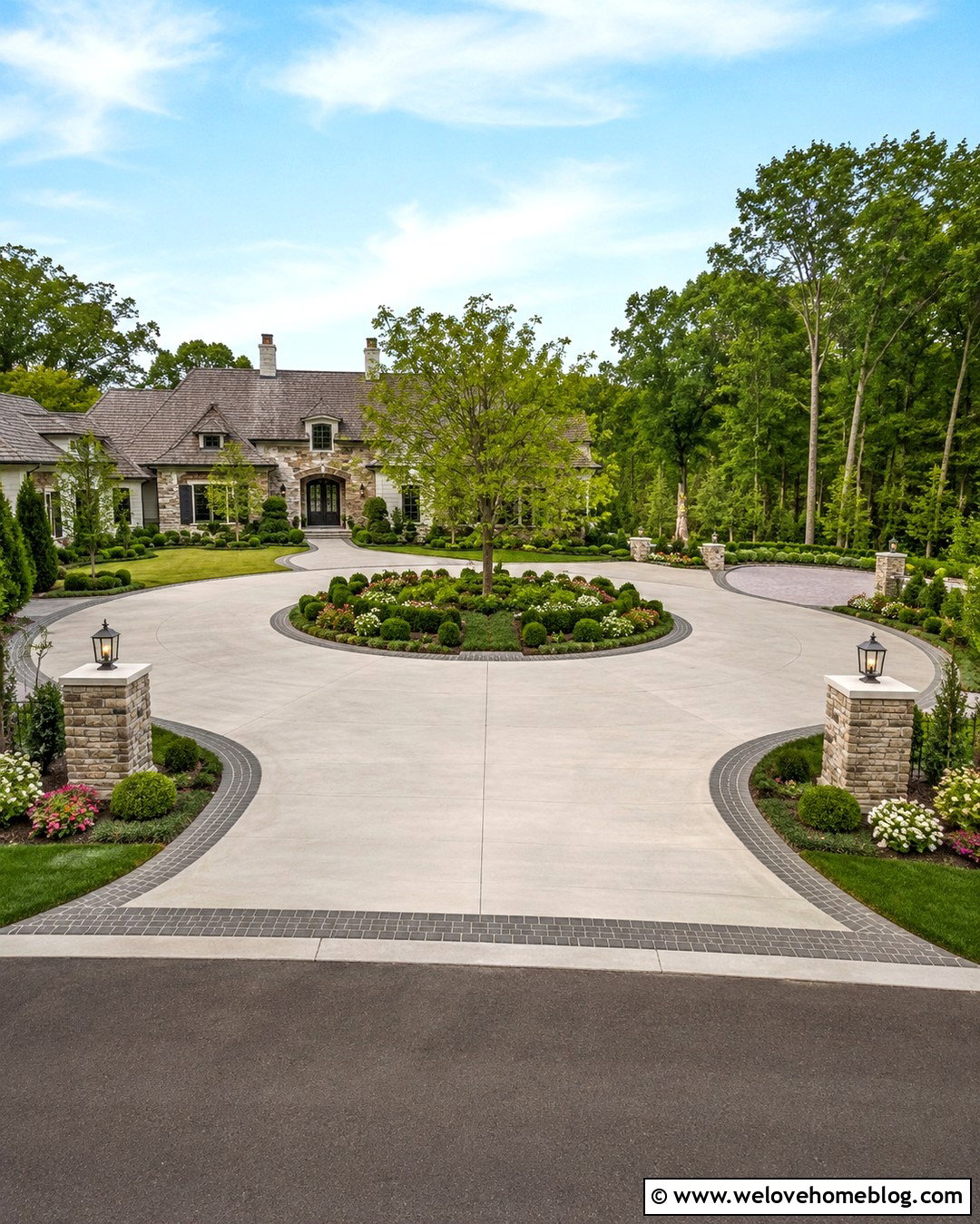Circular Driveway Expansion - 20 Expand Driveway Ideas
