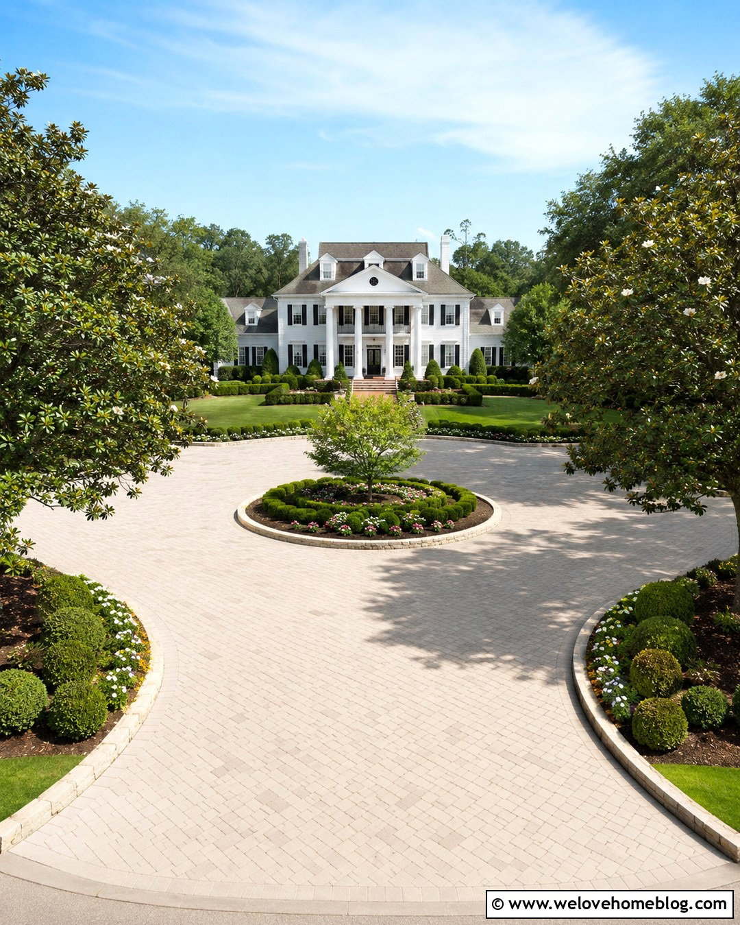 20 Summer Tree-Lined Driveway Ideas for a Scenic Welcome