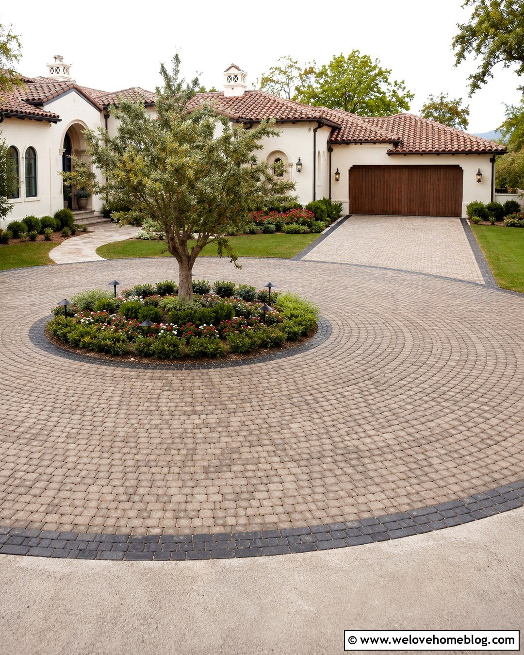 20 Garage Pavers Driveways Ideas for a Polished Exterior
