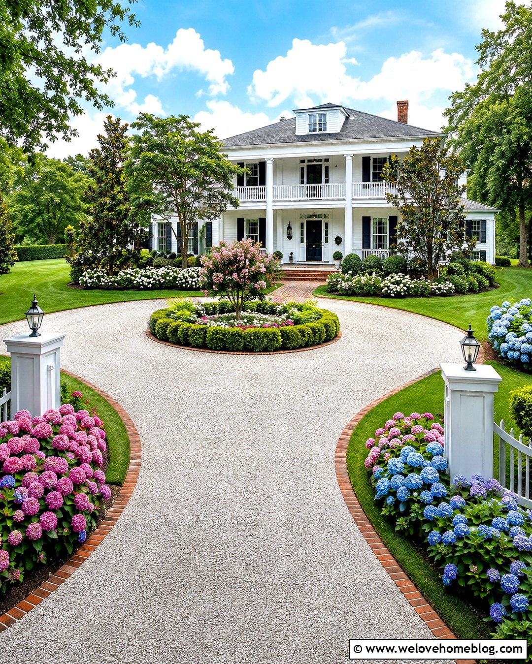 20 Circular Gravel Driveway Ideas for Charming Rural Homes