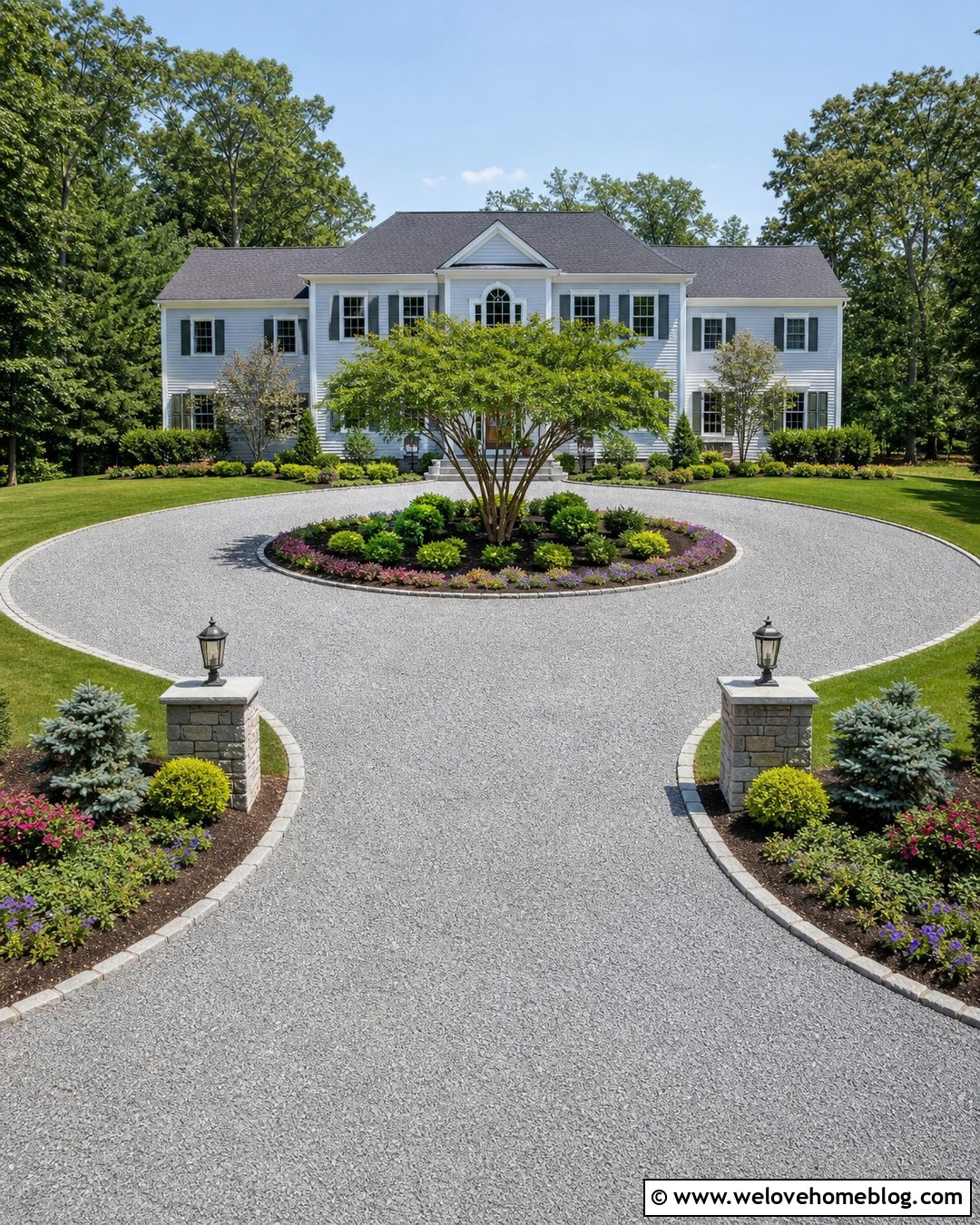 Circular Ground Grid Driveway - 20 Ground Grid Driveway Ideas