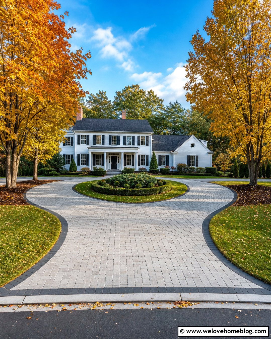 Circular Maple Tree Lined Driveway - 20 maple tree lined driveway ideas