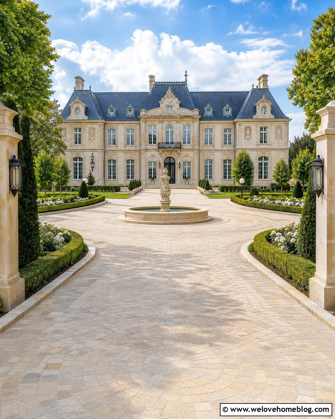 Circular Palace Driveway With Fountain - 20 palace driveway ideas