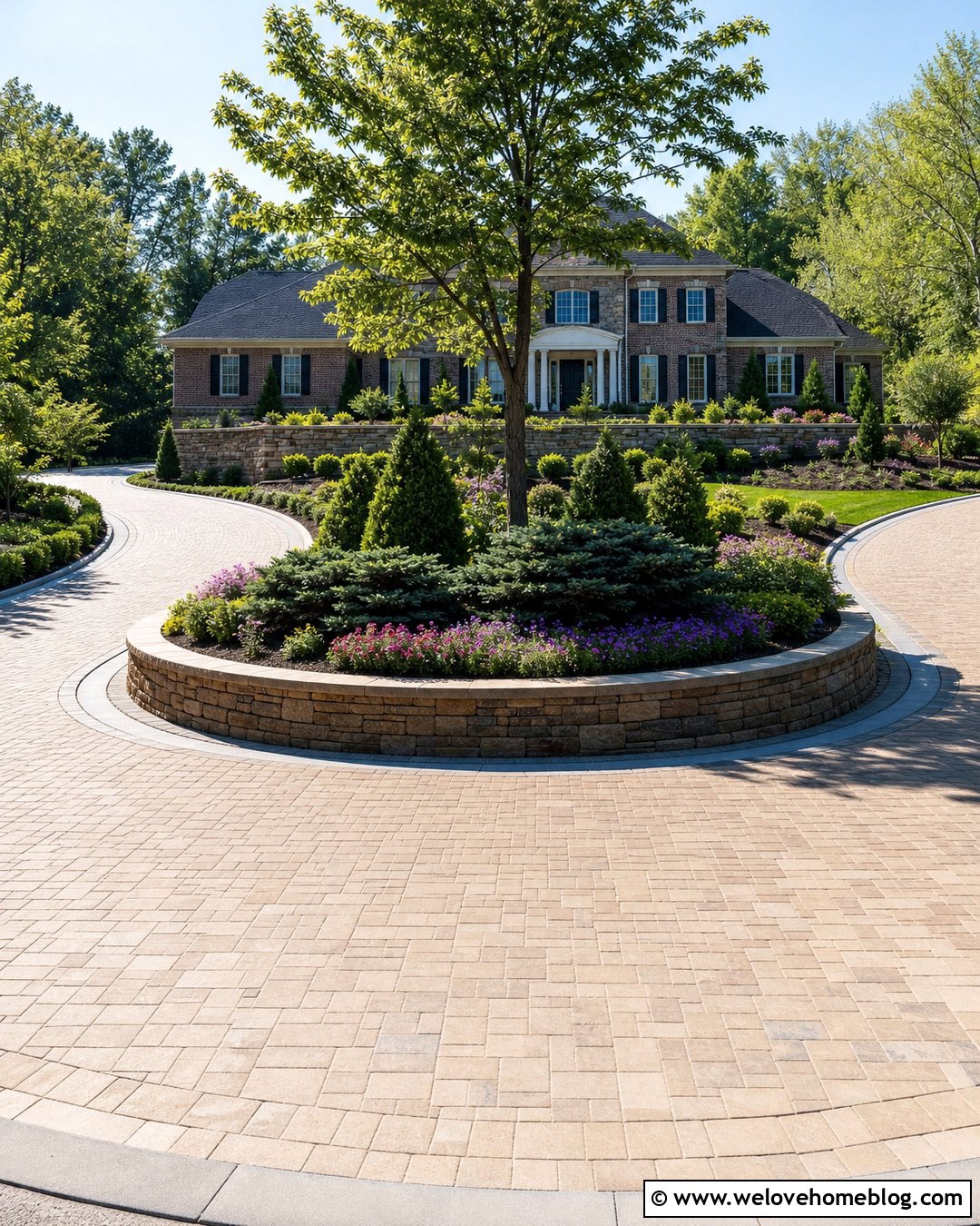 Circular Terrace Driveway - 20 terrace driveway ideas