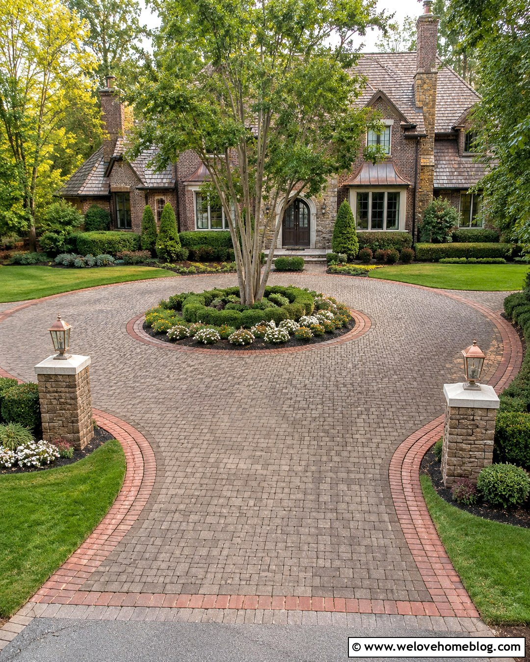 Circular s House Driveway - 20 1930s house driveway ideas
