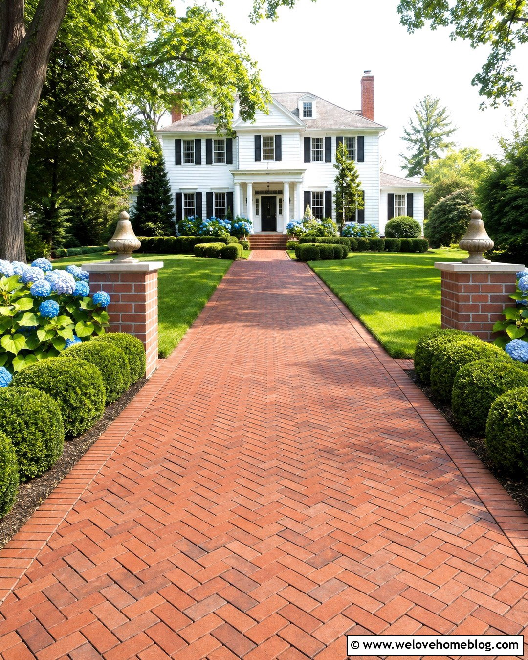 Clay Brick Driveway - 20 How To Pave Driveway Ideas