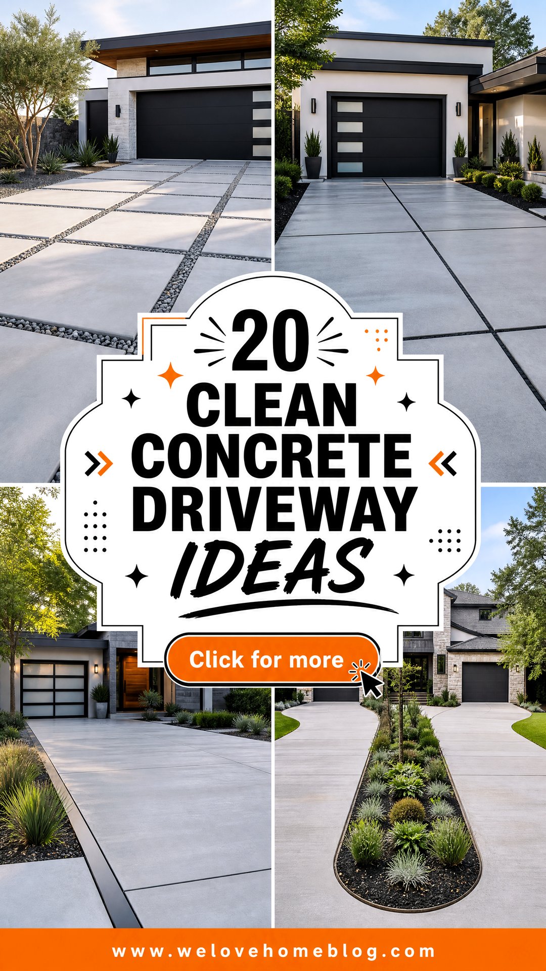 20 Clean Concrete Driveway Ideas for Modern Curb Appeal - 20 Clean Concrete Driveway Ideas for Modern Curb Appeal