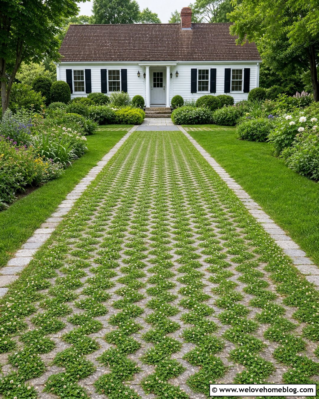 Clover Green Driveway - 25 Green Driveway Ideas