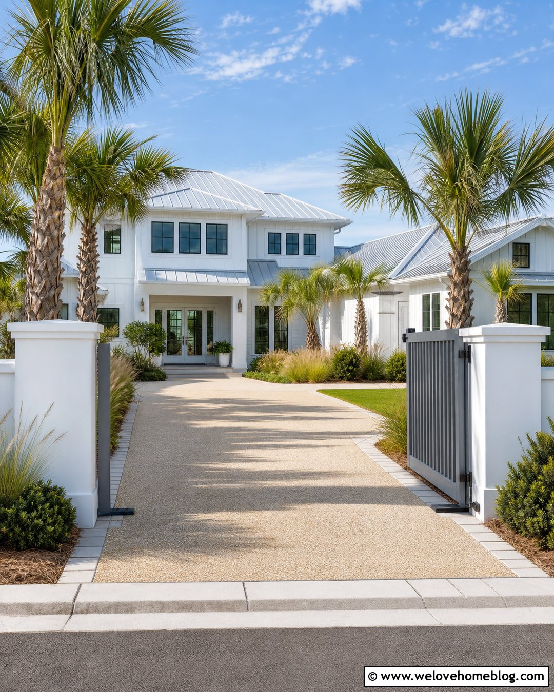 Coastal Aluminum Driveway Gate - 30 aluminum driveway gates ideas