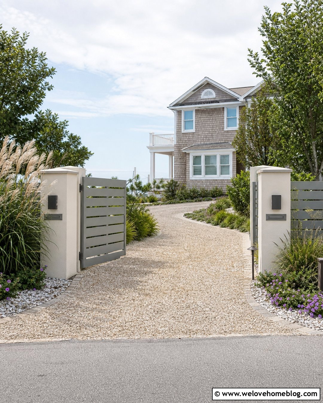 Coastal Aluminum Single Swing Driveway Gate - 20 single swing driveway gate ideas