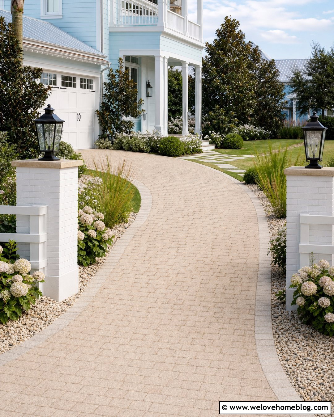 20 Driveway Column Ideas for a Polished, Grand Entrance