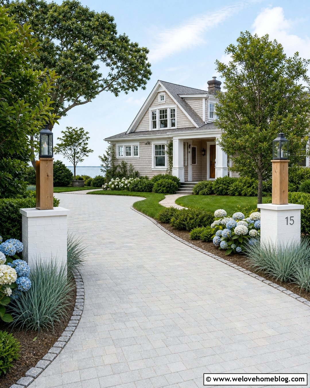 Coastal Driveway Entrance Lighting - 25 Driveway Lighting Entrance Ideas