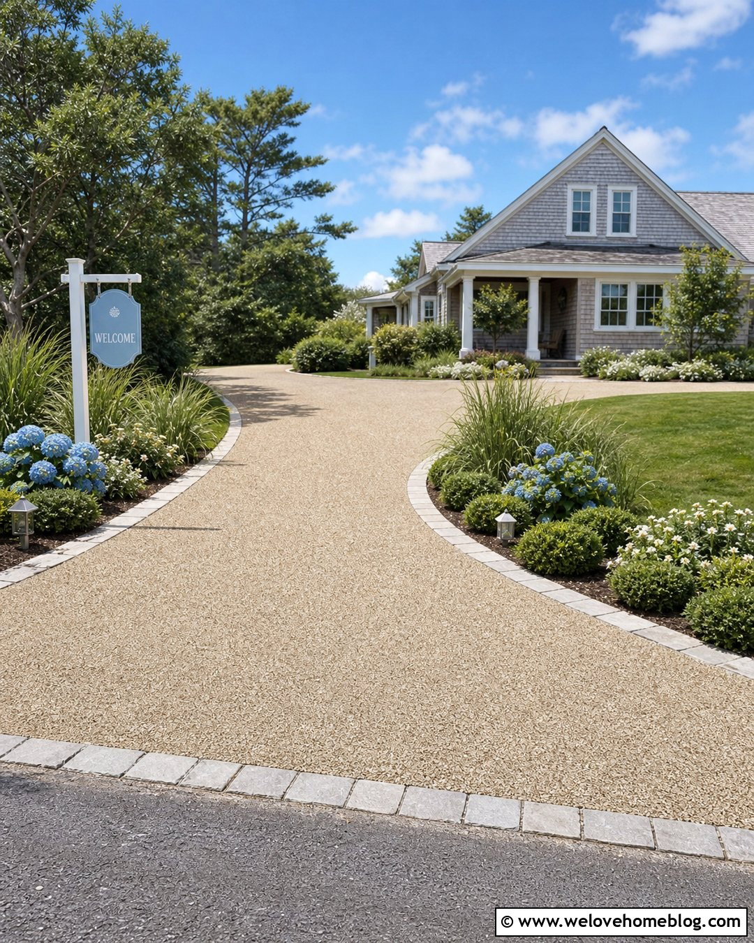 Coastal Driveway Welcome Sign - 20 driveway welcome sign entrance ideas
