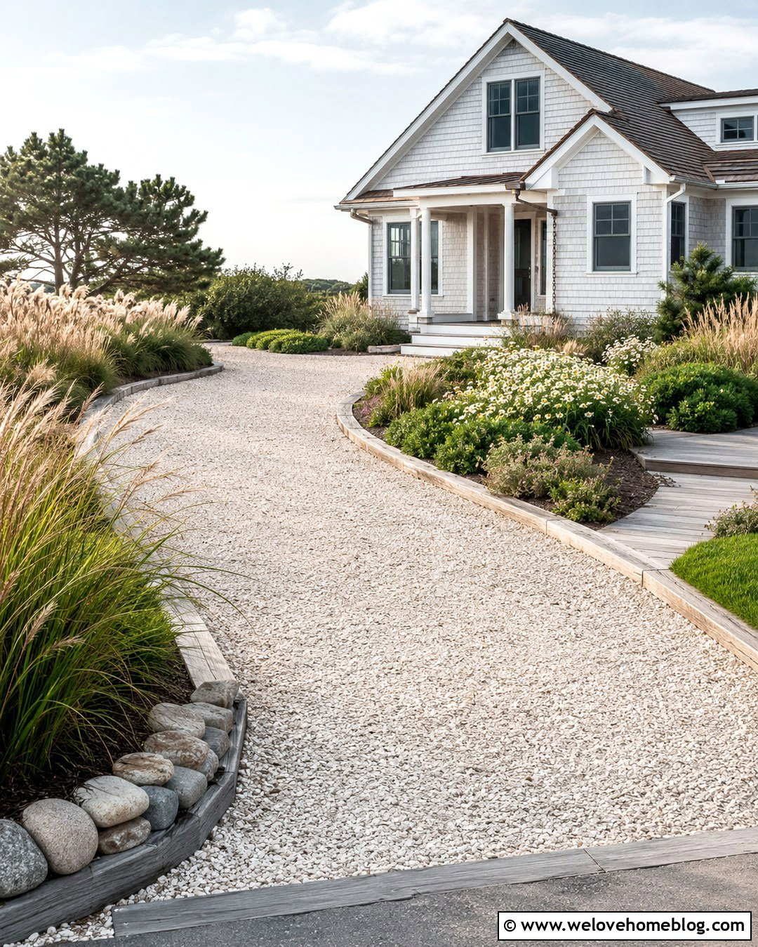 20 Landscape Design Driveway Ideas for a Polished Entry