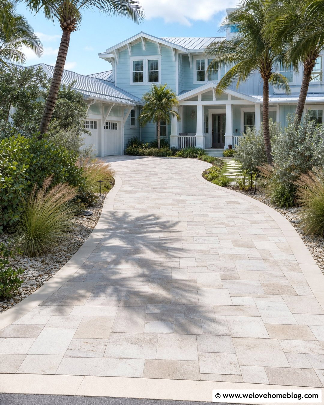 Coastal Shellstone Paver Driveway - 20 Driveway Pavers Tampa Ideas