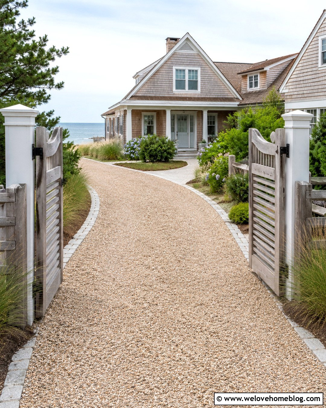 Coastal Wood Driveway Gate - 20 Driveway Entry Gates Entrance Wood Ideas