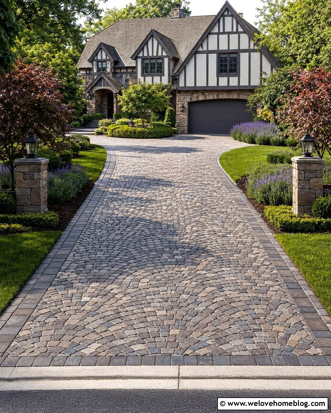 Cobblestone Look Interlock Driveway - 20 Interlock Driveway Designs Ideas