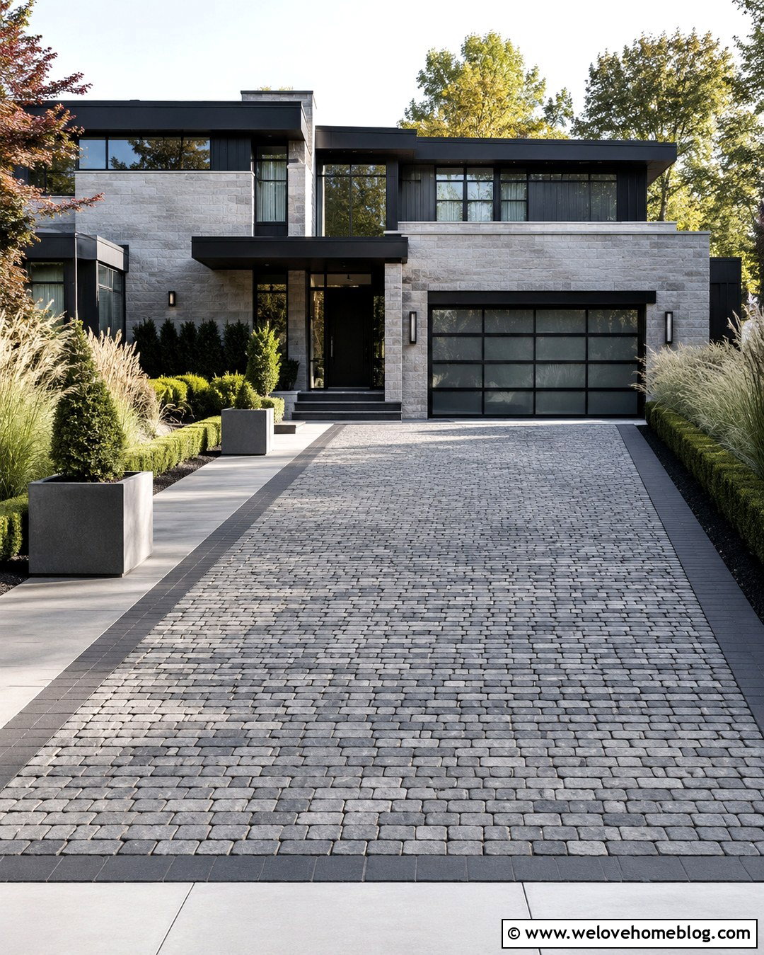 20 Modern Driveway Paver Design Ideas for a Sleek Entry