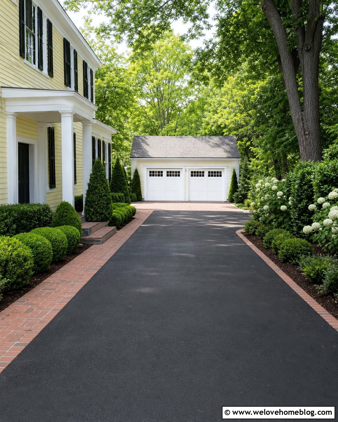 20 Colonial Driveway Ideas for Gracious, Timeless Curb Appeal