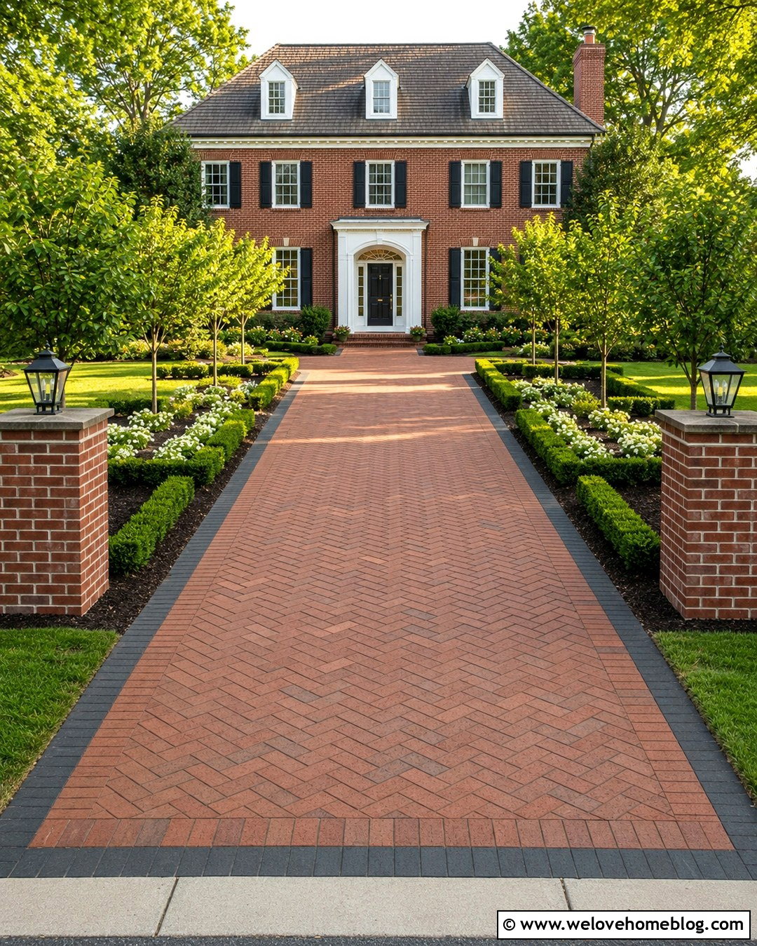 Colonial Interlock Driveway - 20 Interlock Driveway Ideas