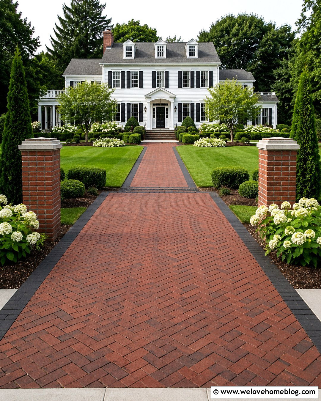 Colonial Interlock Driveway - 20 Interlock Driveway Designs Ideas