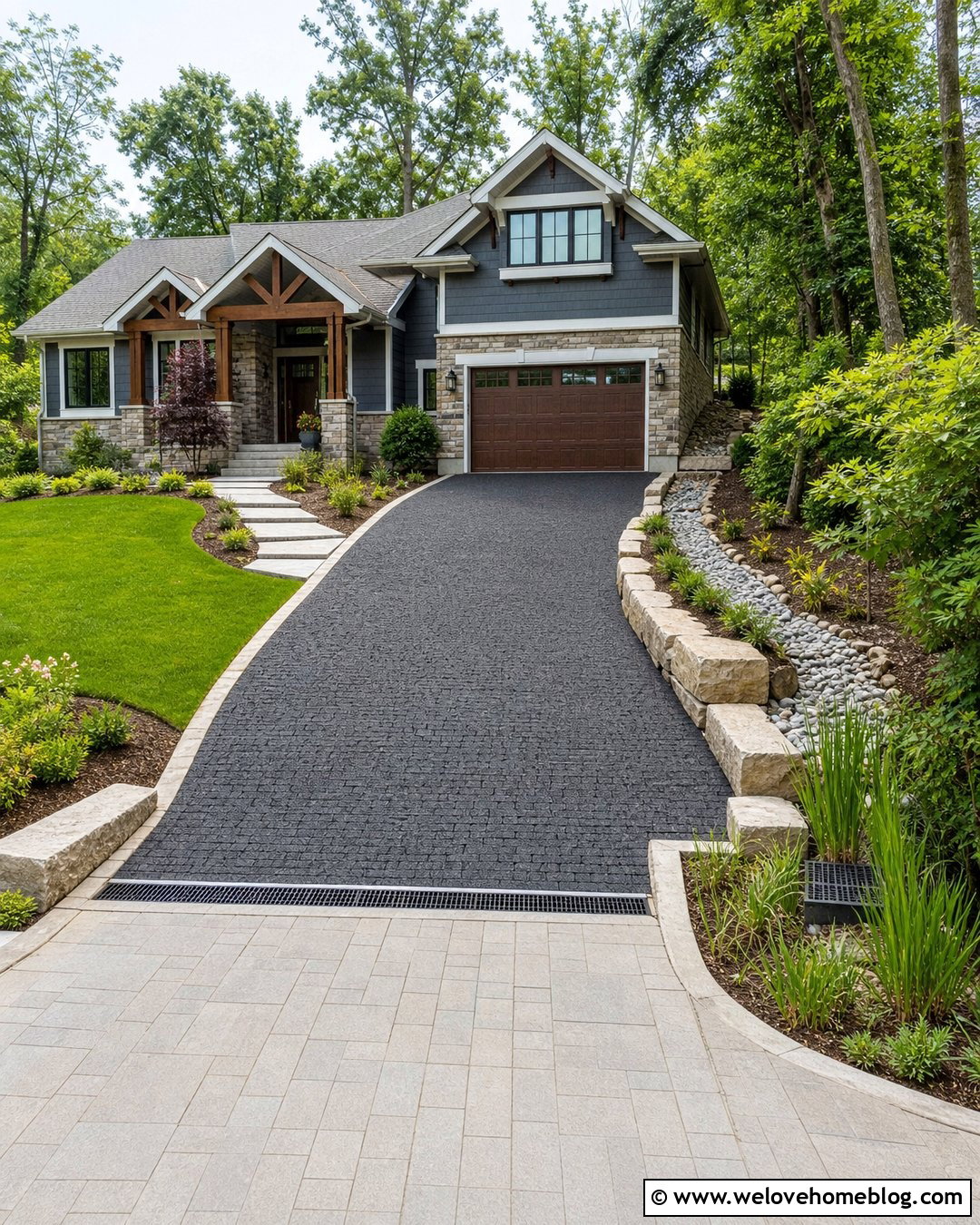 Combined Driveway Drainage System - 35 Driveway Drainage Solutions Ideas