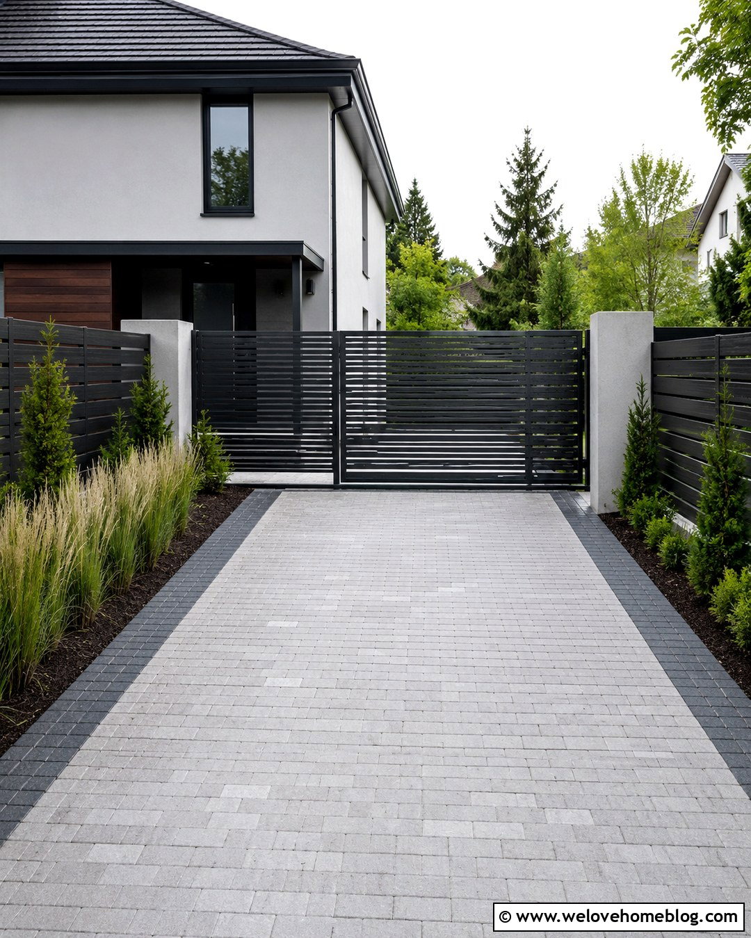Compact Telescoping Driveway Gate - 20 Driveway Gate Ideas