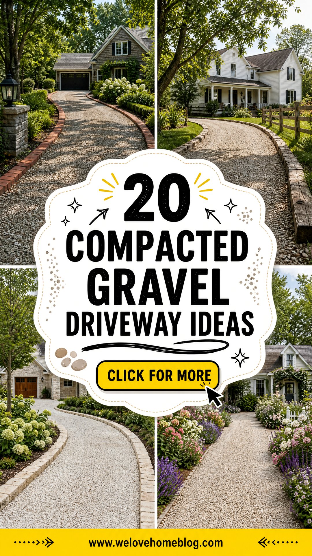 20 Compacted Gravel Driveway Ideas for Lasting Curb Appeal - 20 Compacted Gravel Driveway Ideas for Lasting Curb Appeal