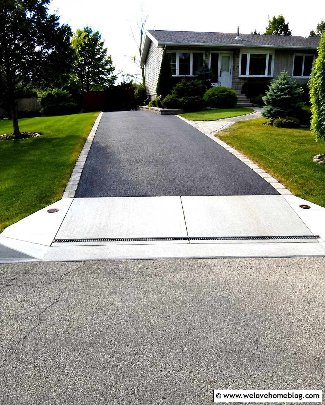 Concrete Curb Ramp With Asphalt Driveway - 20 curb ramp driveway ideas
