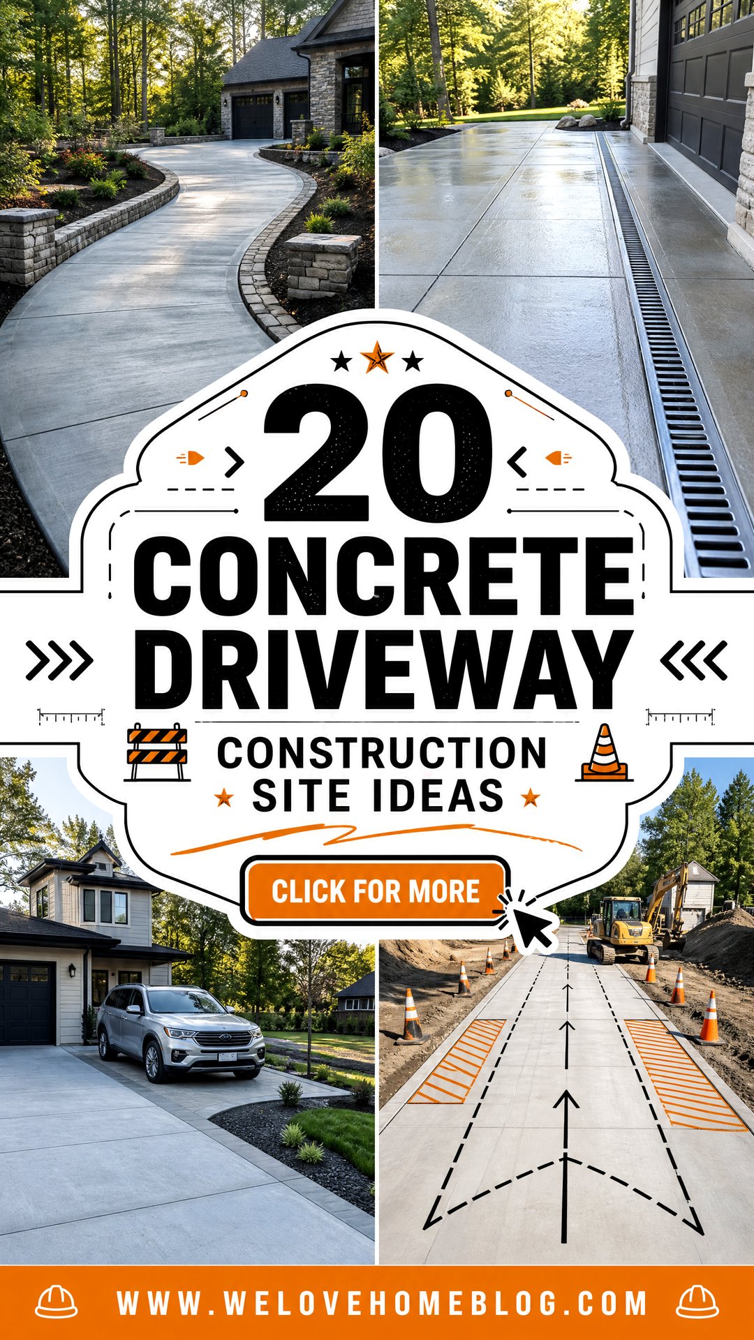 20 Concrete Driveway Construction Site Ideas for Better Builds - 20 Concrete Driveway Construction Site Ideas for Better Builds