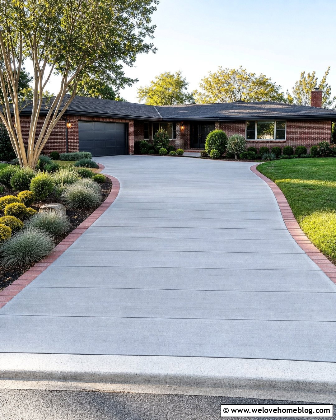 Concrete Driveway For A Ranch House - 35 concrete driveways ideas