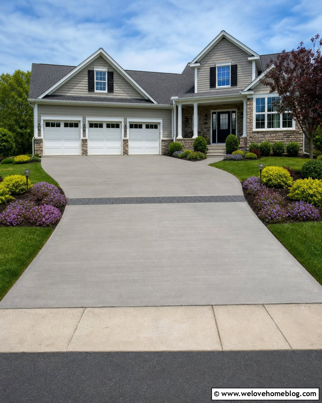 Concrete Driveway Garage Apron Extension - 25 Concrete Driveway Extension Ideas
