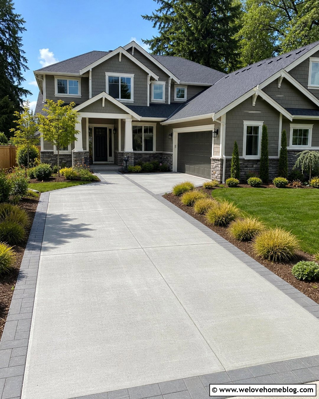 Concrete Driveway Side Extension - 35 Driveway Extension Ideas