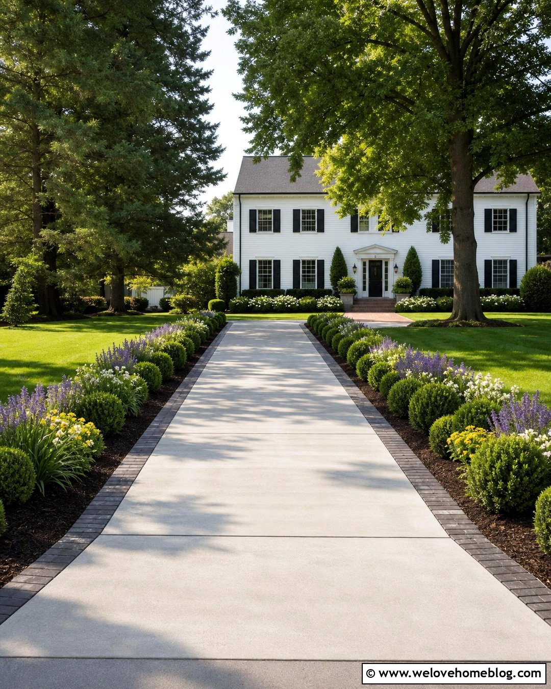 25 Landscaping Around Driveway Ideas for Effortless Curb Appeal