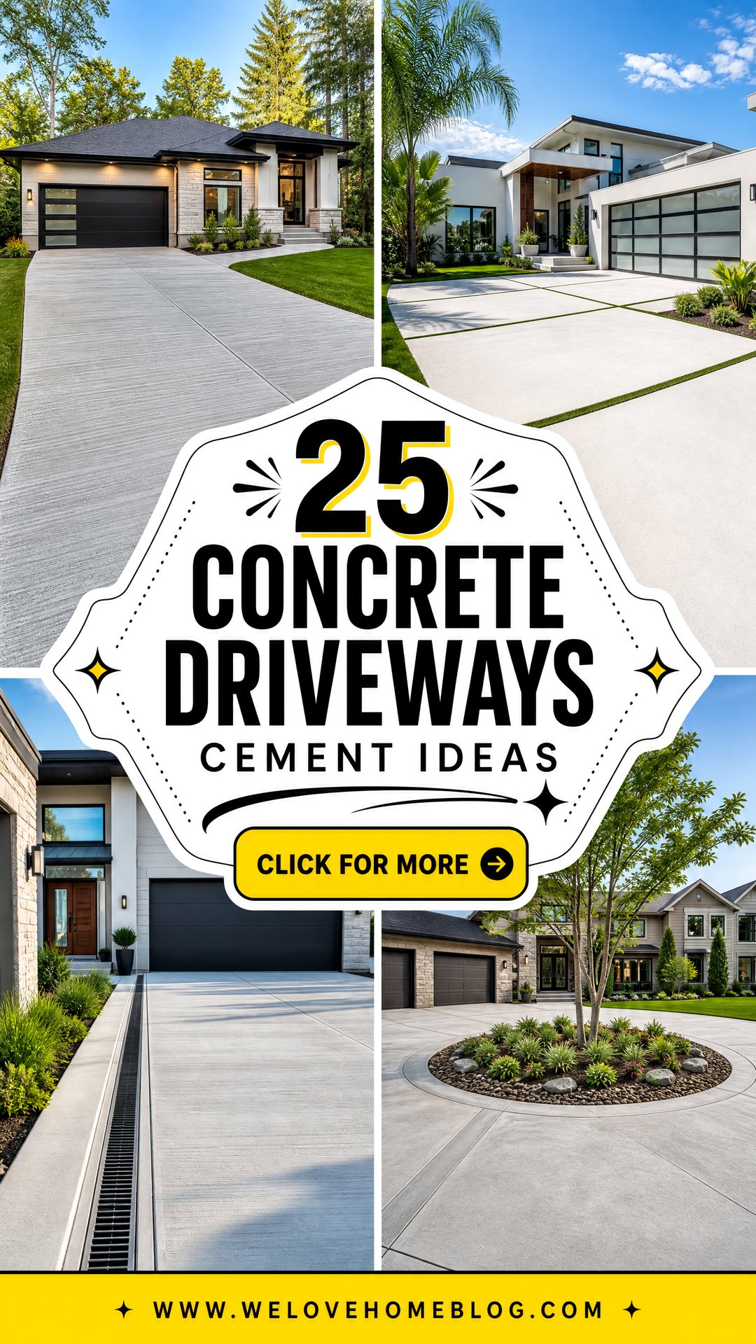 25 Concrete Driveways Cement Ideas for a Polished Modern Look - 25 Concrete Driveways Cement Ideas for a Polished Modern Look