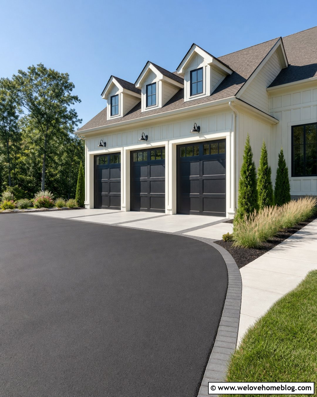 Concrete Garage Bays With Asphalt Driveway - 20 Concrete To Asphalt Driveway Ideas