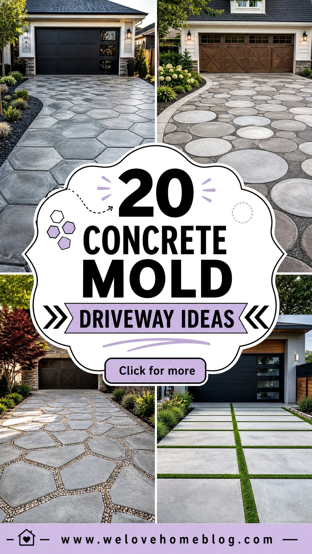20 Concrete Mold Driveway Ideas for Creative DIY Designs - 20 Concrete Mold Driveway Ideas for Creative DIY Designs