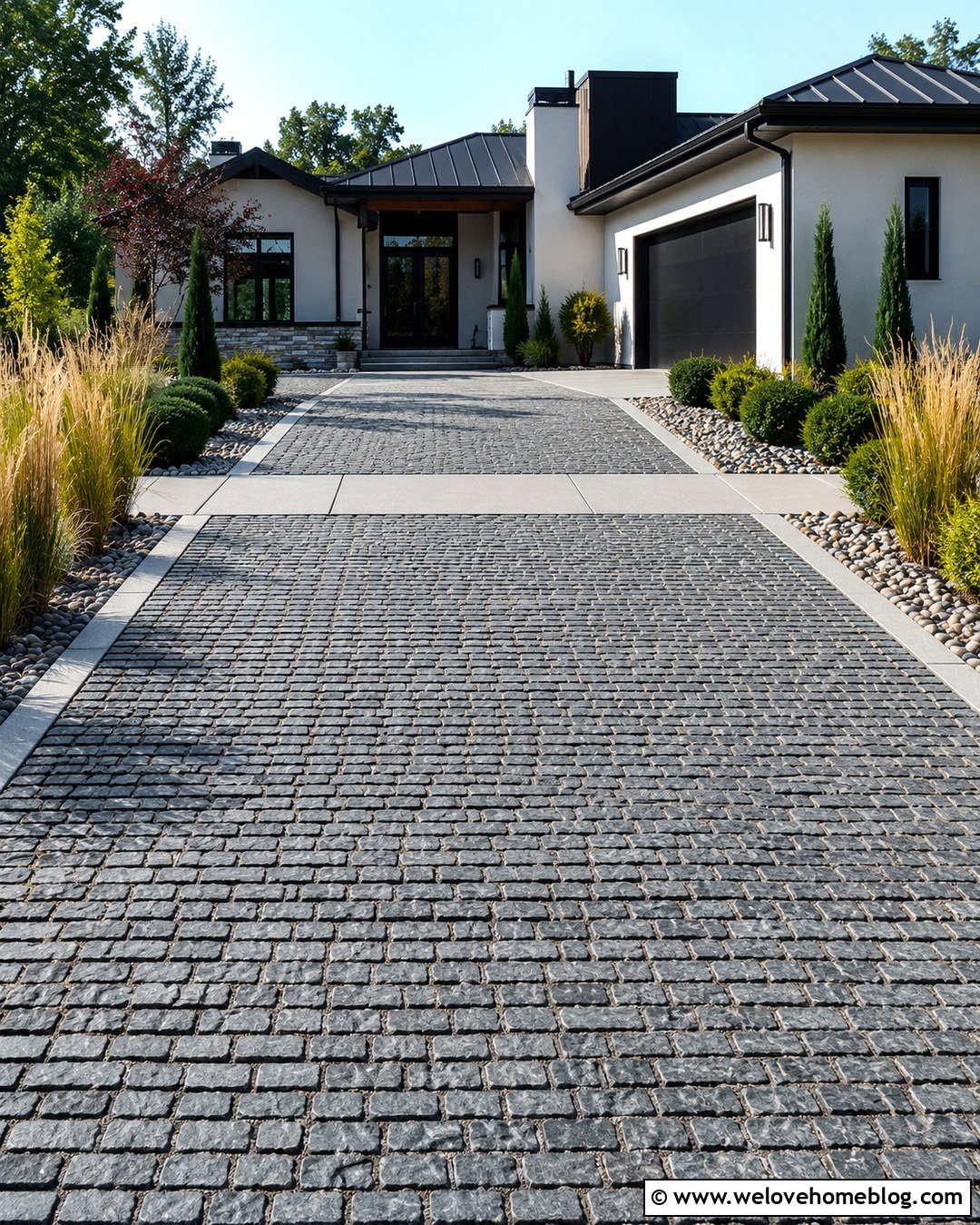 20 Contemporary Driveway Ideas for Striking Modern Homes