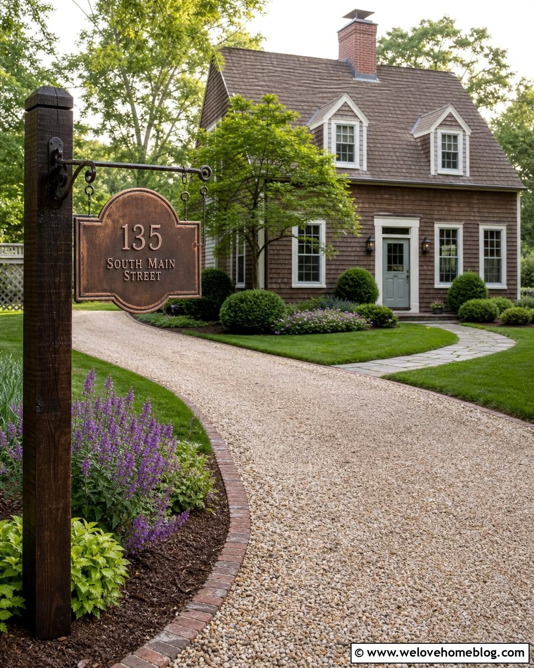 Copper Driveway Address Sign - 45 driveway address sign ideas