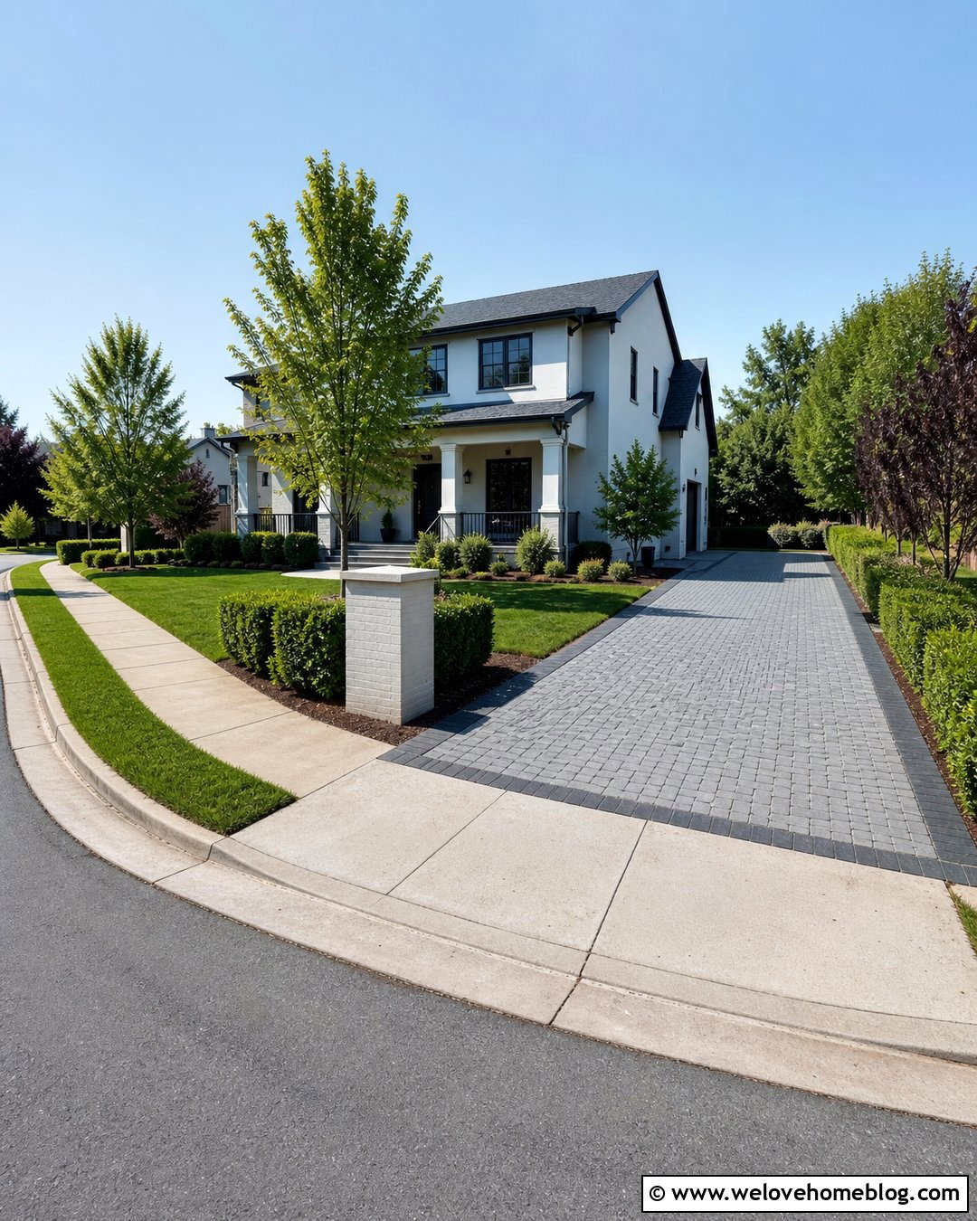 Corner Lot Second Driveway Entrance - 25 Driveway Extra Parking Ideas