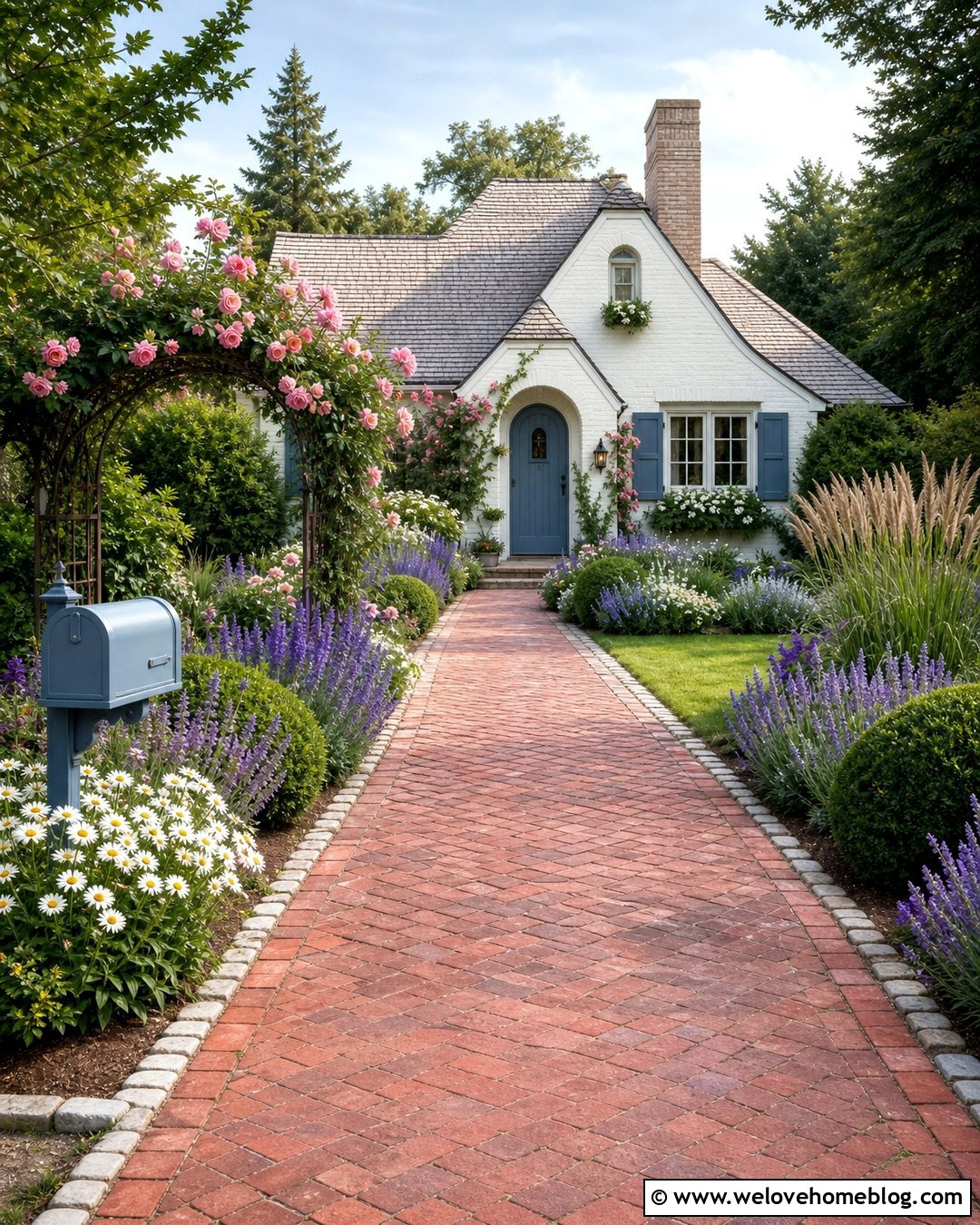Cottage Driveway Entrance - 35 End Of Driveway Landscaping Ideas