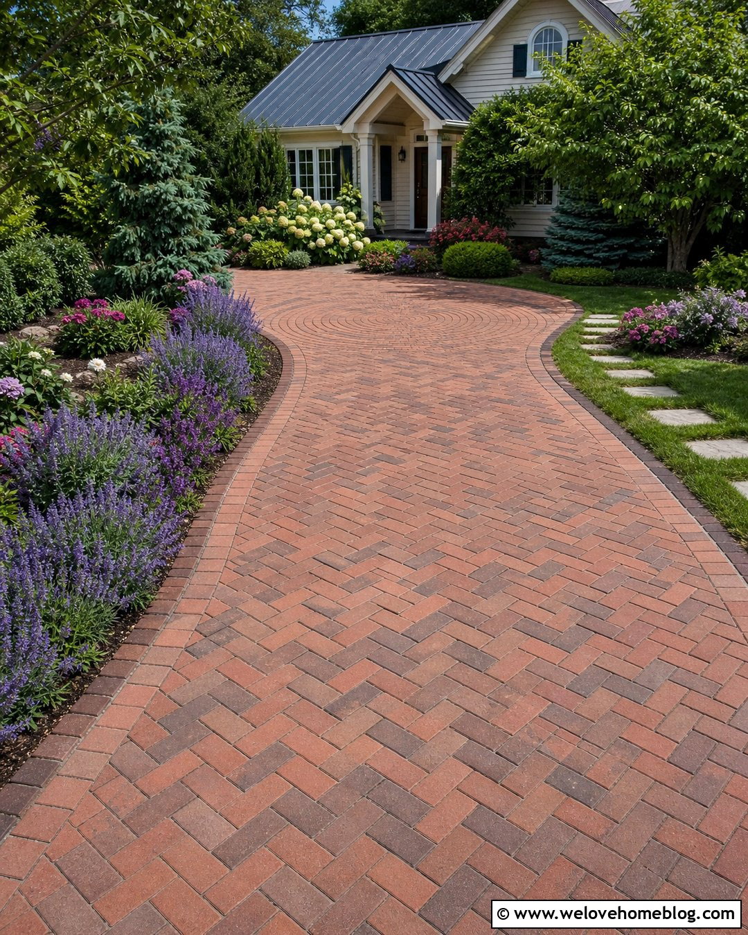 Cottage Driveway Patio - 25 Driveway Patio Ideas